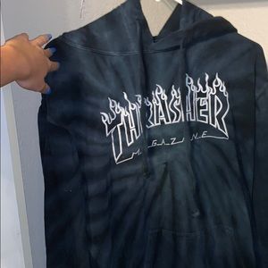 Tie dye thrasher hoodie🌍